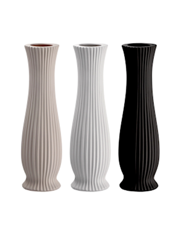 VASO 107037 TRIBECA CERAMICA 18X76CM ASSORTITO