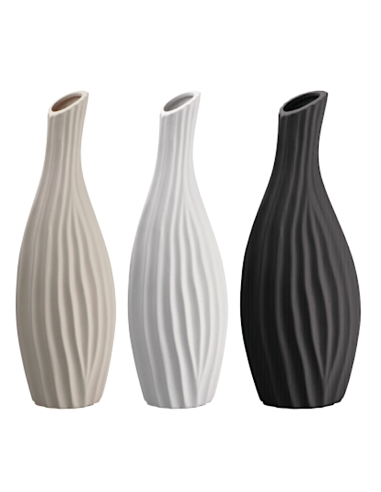 VASO 107065 TRIBECA CERAMICA 20X16X55CM ASSORTITO