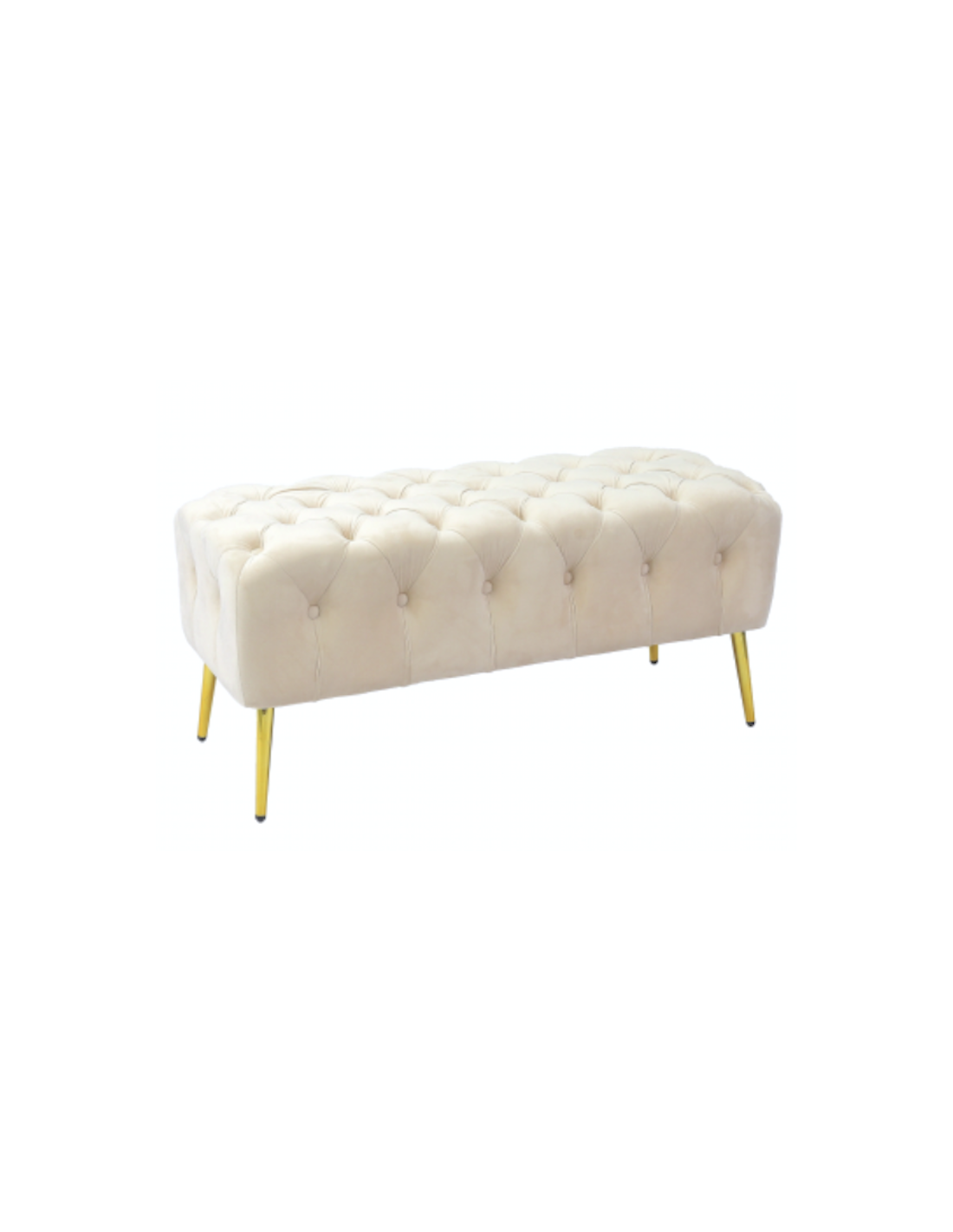 PANCA 74393 EVORA VELLUTO BEIGE 100X42X45CM