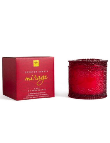 CANDELA PROFUMATA 19946 ROSE POMEGRANATE 340GR VETRO
