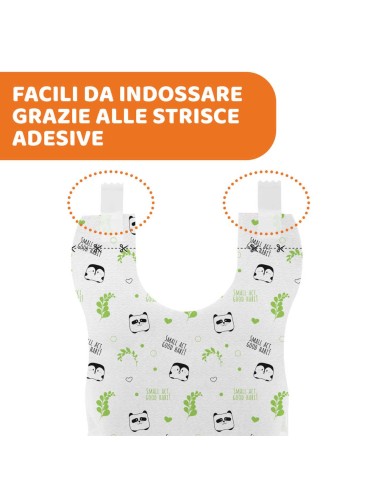 Bavaglini Monouso Compostabili Chicco - 36 pezzi pratici ed ecologici
