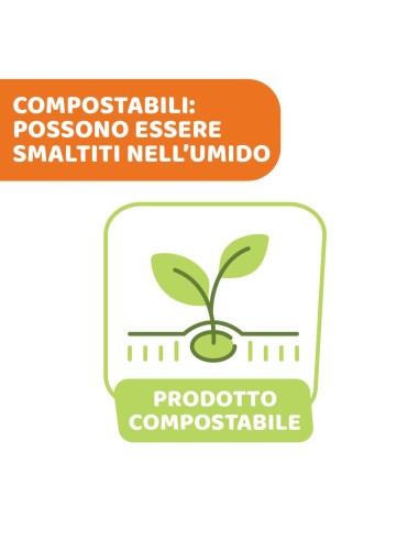 Bavaglini Monouso Compostabili Chicco - 36 pezzi pratici ed ecologici