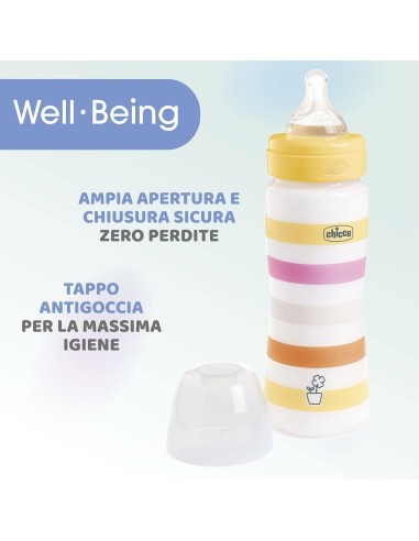 Biberon Benessere Chicco 330ml Flusso Veloce Silicone