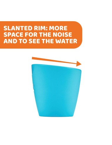 Tazza in Silicone Rosa Chicco – Perfetta per i Primi Mesi