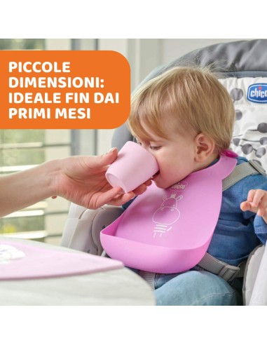 Tazza in Silicone Blu Chicco – Pratica e Sicura per i Primi Mesi