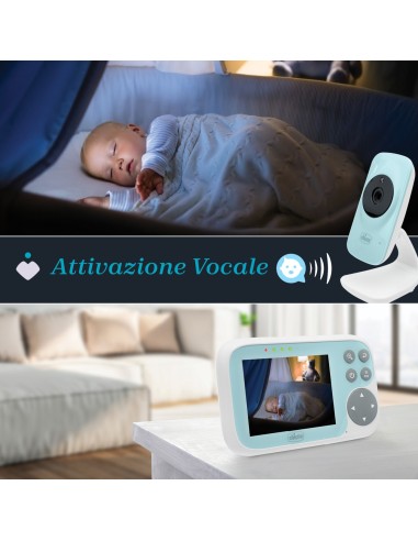 Video Baby Monitor Start Chicco - Visione Notturna e Attivazione Vocale