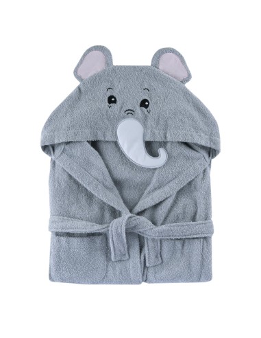 Accappatoio Chicco Elefante Grigio 24M+ - Morbido e Confortevole