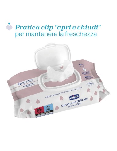 Salviettine Delicate Chicco - Pulizia Sicura e Naturale