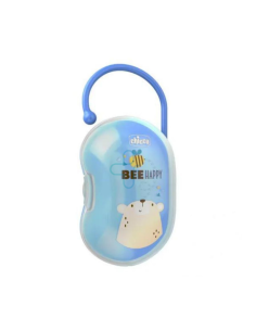 Porta Succhietto Bee Happy Azzurro Chicco - Pratico e Sterilizzabile 2