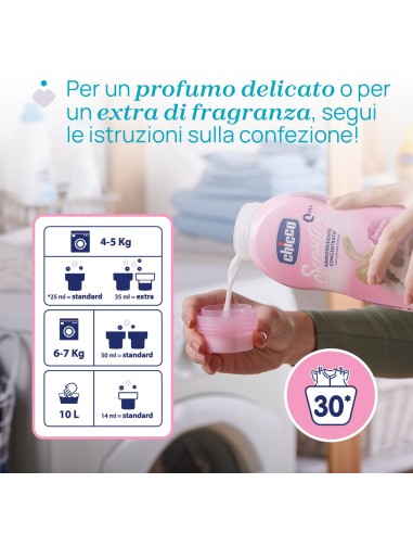 Ammorbidente Fiori Delicati 750ml Chicco - Ipoallergenico e Sicuro per Pelli Sensibili