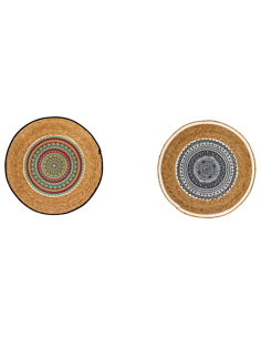 Tappeto Giunco/Cotone Diam. 100 cm Assortito | Shopincasa.it