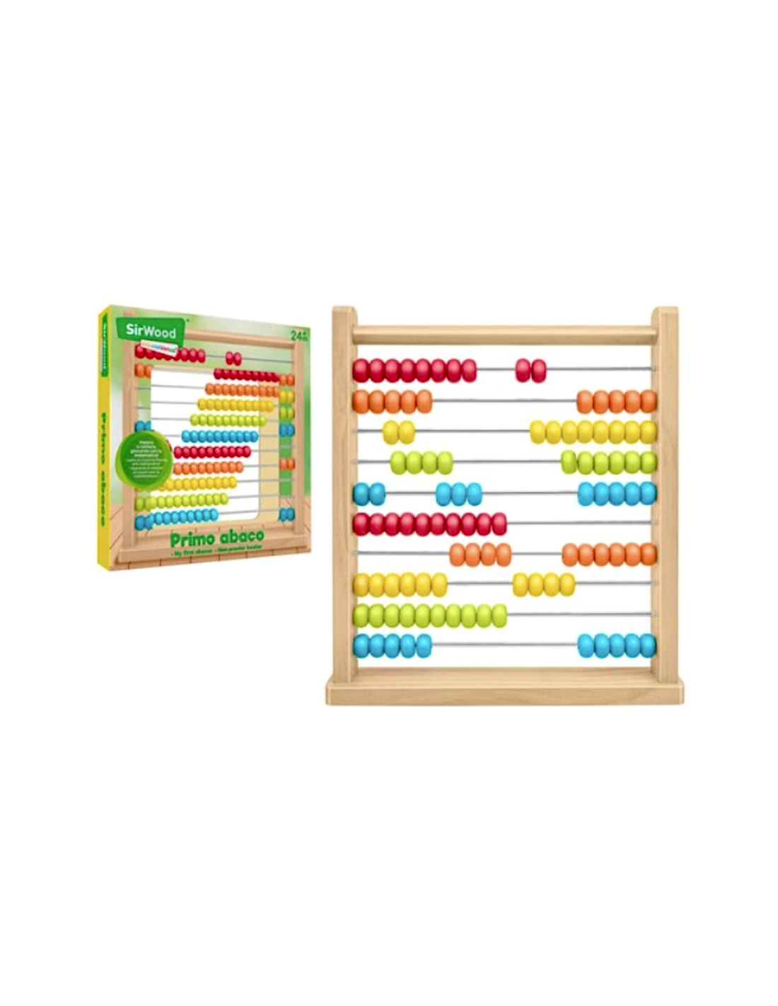 Pallottoliere in Legno Colorato Gioco Educativo Numeri e Matematica | Shop in Casa
