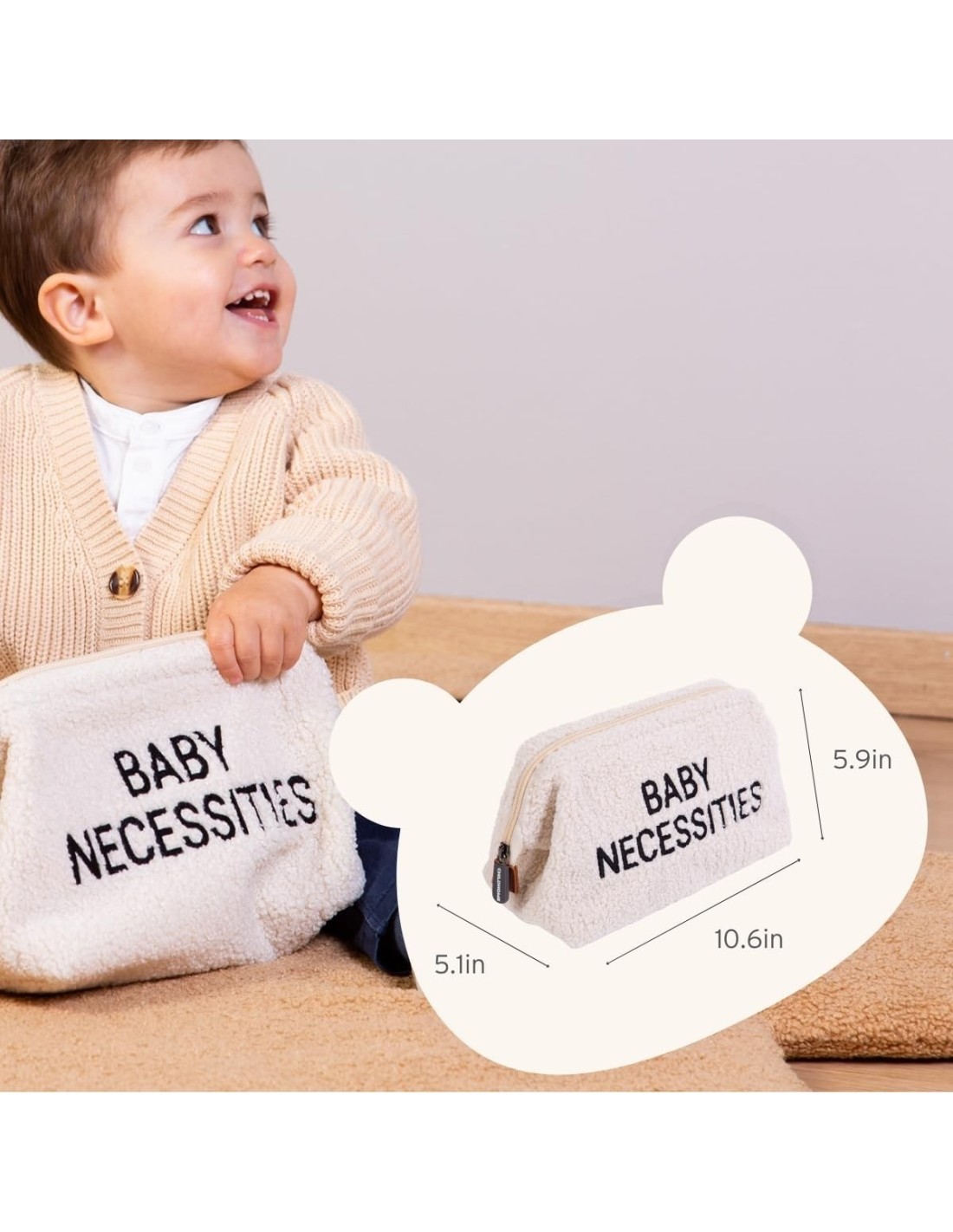 CHILDHOME Astuccio da Toilette - Baby Necessities Leopard | ShopinCasa.it
