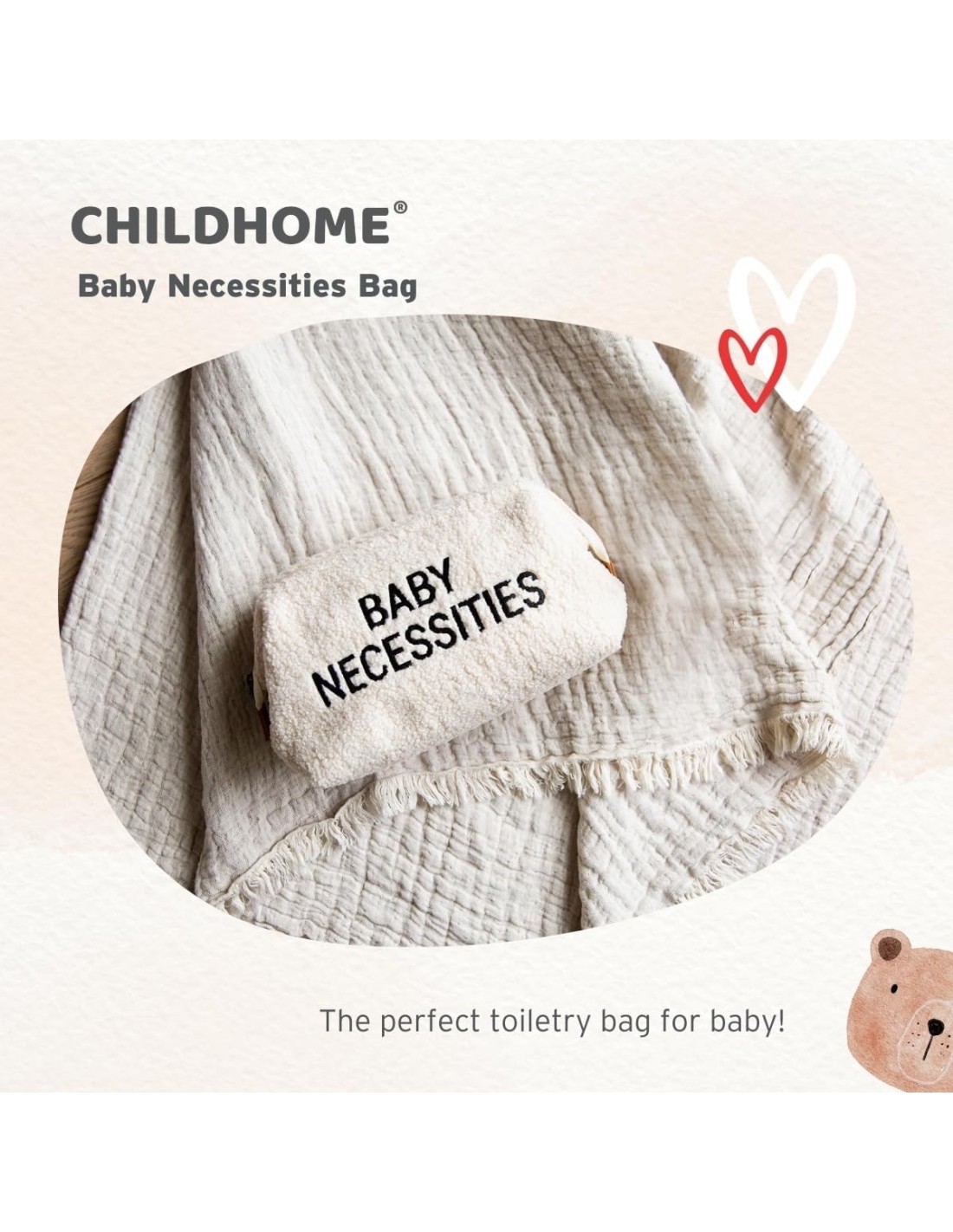 CHILDHOME Astuccio da Toilette - Baby Necessities Leopard | ShopinCasa.it