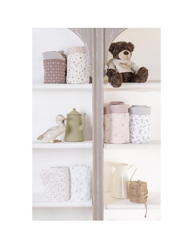 Set 2 Swaddle in Mussola di Cotone Organico - Fiore Cacao e Sandalo | ShopinCasa.it
