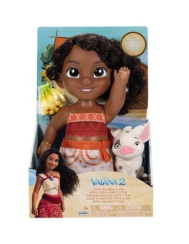 GIOCATTOLO PUBBLICIZZATO: vendita online VAIANA 2 JK237564 BAMBOLA SIMEA CON PUA in offerta