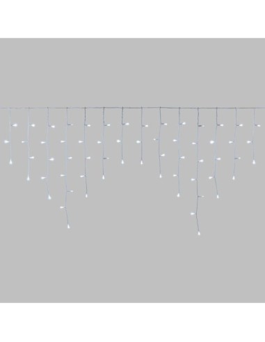 LUCI DI NATALE: vendita online Tenda Luminosa da Balcone, Bianco Freddo, Flash LED, 186 Luci, Interno/Esterno, Prolungabile f...