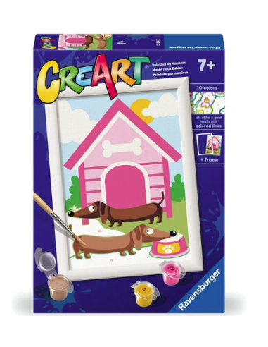 CREART 23884 13X18 BASSOTTI E CUCCIA