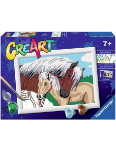 CREART 20075 18X13 COPPIA CAVALLI