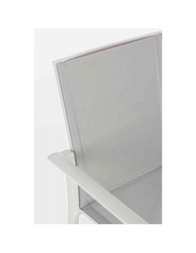 SEDIE E POLTRONE: vendita online Sedia Konnor Rastin Bizzotto, struttura in alluminio verniciato, rivestimento Textilene, sed...