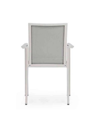 SEDIE E POLTRONE: vendita online Sedia Konnor Rastin Bizzotto, struttura in alluminio verniciato, rivestimento Textilene, sed...