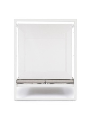 LETTINI E SDRAIO: vendita online Daybed Konnor Bianco CX21, struttura in alluminio, lettini reclinabili, cuscini idrorepellen...