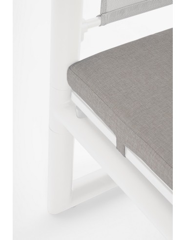 LETTINI E SDRAIO: vendita online Daybed Konnor Bianco CX21, struttura in alluminio, lettini reclinabili, cuscini idrorepellen...