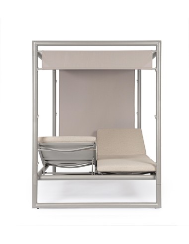 LETTINI E SDRAIO: vendita online Daybed Konnor Rastin, struttura in alluminio, lettini reclinabili, cuscini idrorepellenti, p...