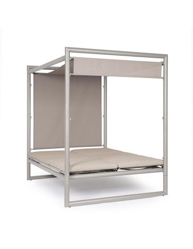 LETTINI E SDRAIO: vendita online Daybed Konnor Rastin, struttura in alluminio, lettini reclinabili, cuscini idrorepellenti, p...