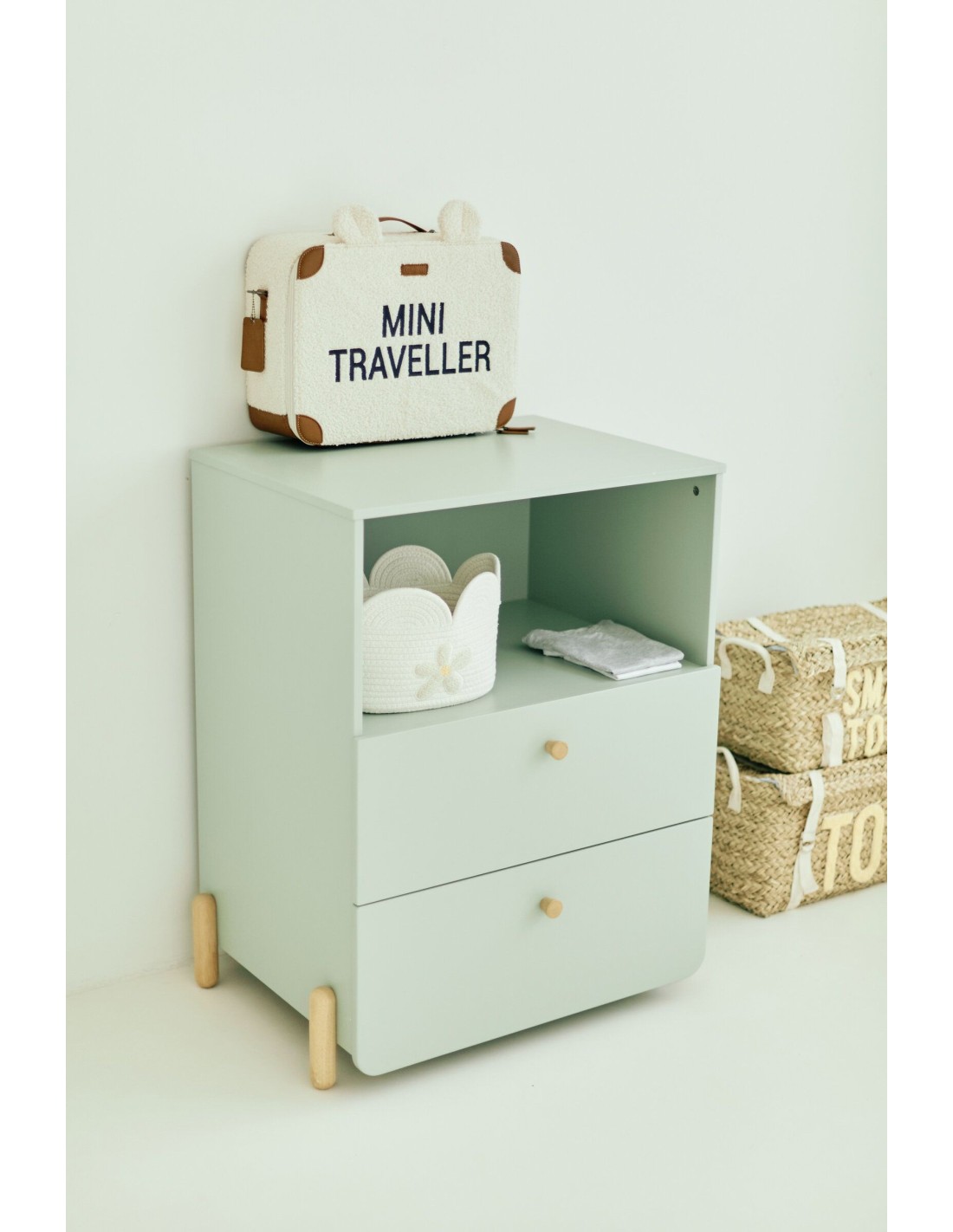 PRIMA INFANZIA: vendita online Valigia Mini Traveller Teddy Off White - Childhome in offerta
