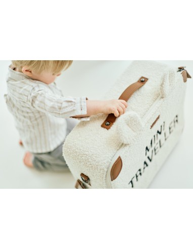 PRIMA INFANZIA: vendita online Valigia Mini Traveller Teddy Off White - Childhome in offerta
