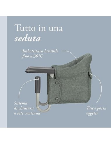 SEGGIOLONI - GIRELLI - RIALZI SEDIA: vendita online Inglesina Fast Seggiolino da Tavolo Pieghevole Verde Scuro(pine green) in...