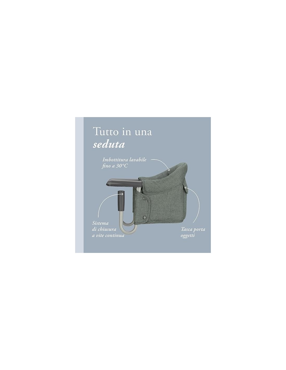 SEGGIOLONI - GIRELLI - RIALZI SEDIA: vendita online Inglesina Fast Seggiolino da Tavolo Pieghevole Verde Scuro(pine green) in...