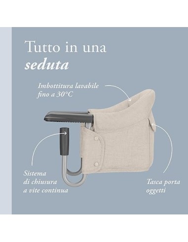 SEGGIOLONI - GIRELLI - RIALZI SEDIA: vendita online Inglesina Fast Seggiolino da Tavolo Pieghevole Desert Beige in offerta