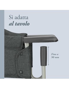 SEGGIOLONI - GIRELLI - RIALZI SEDIA: vendita online Inglesina Fast Seggiolino da Tavolo Pieghevole Charcoal Grey in offerta