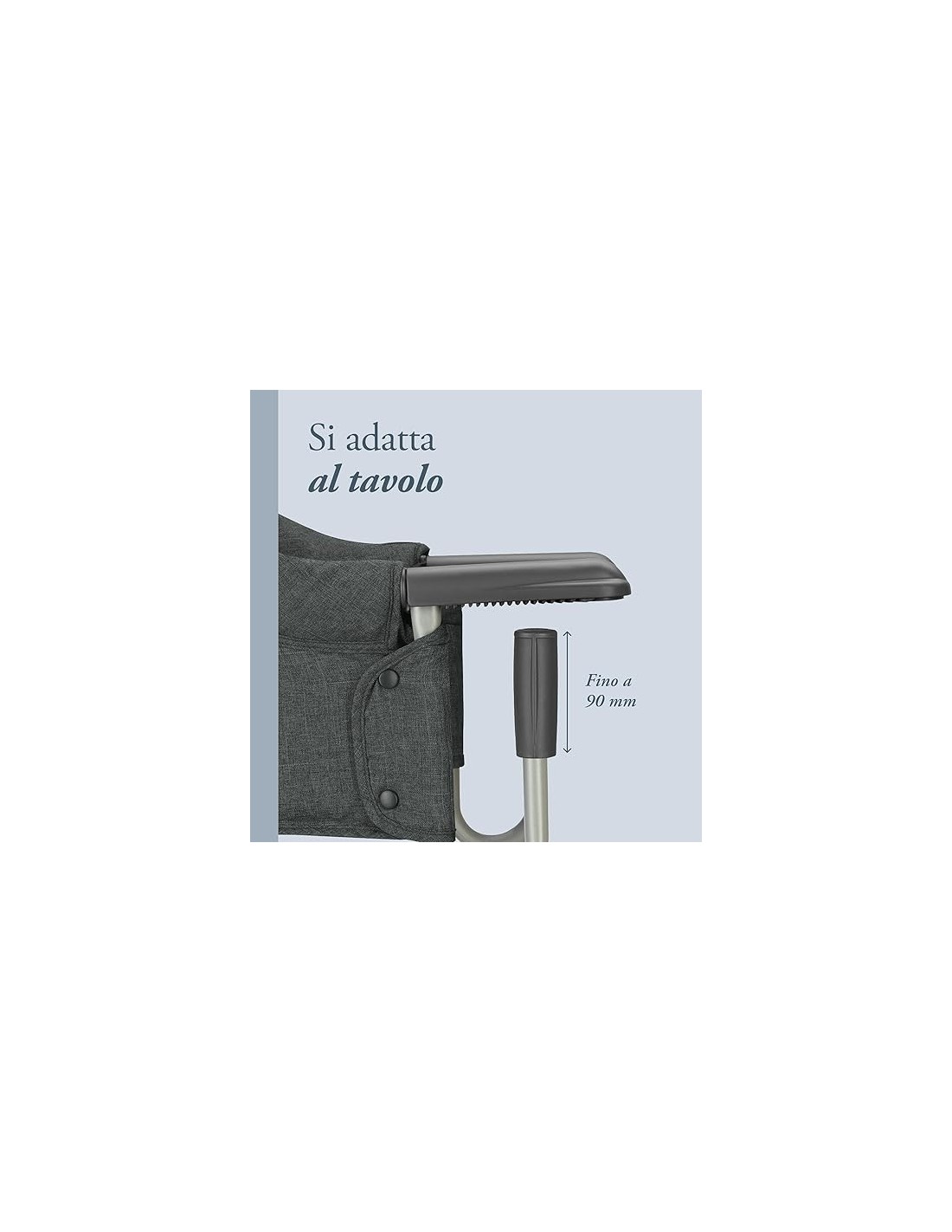 SEGGIOLONI - GIRELLI - RIALZI SEDIA: vendita online Inglesina Fast Seggiolino da Tavolo Pieghevole Charcoal Grey in offerta