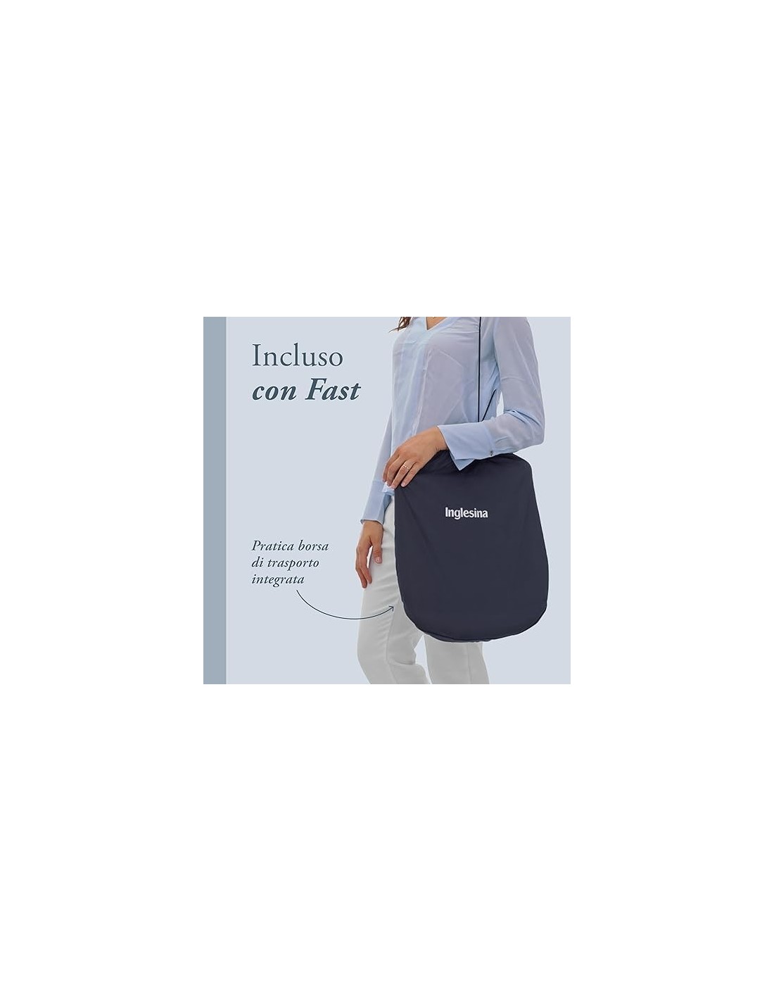 SEGGIOLONI - GIRELLI - RIALZI SEDIA: vendita online Inglesina Fast Seggiolino da Tavolo Pieghevole Charcoal Grey in offerta