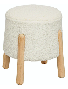 SEDIE: vendita online Sgabello laterale, riccio bianco, Inuit Dreams, design moderno, ATMOSPHERA CREATEUR D'INTERIEUR in offerta