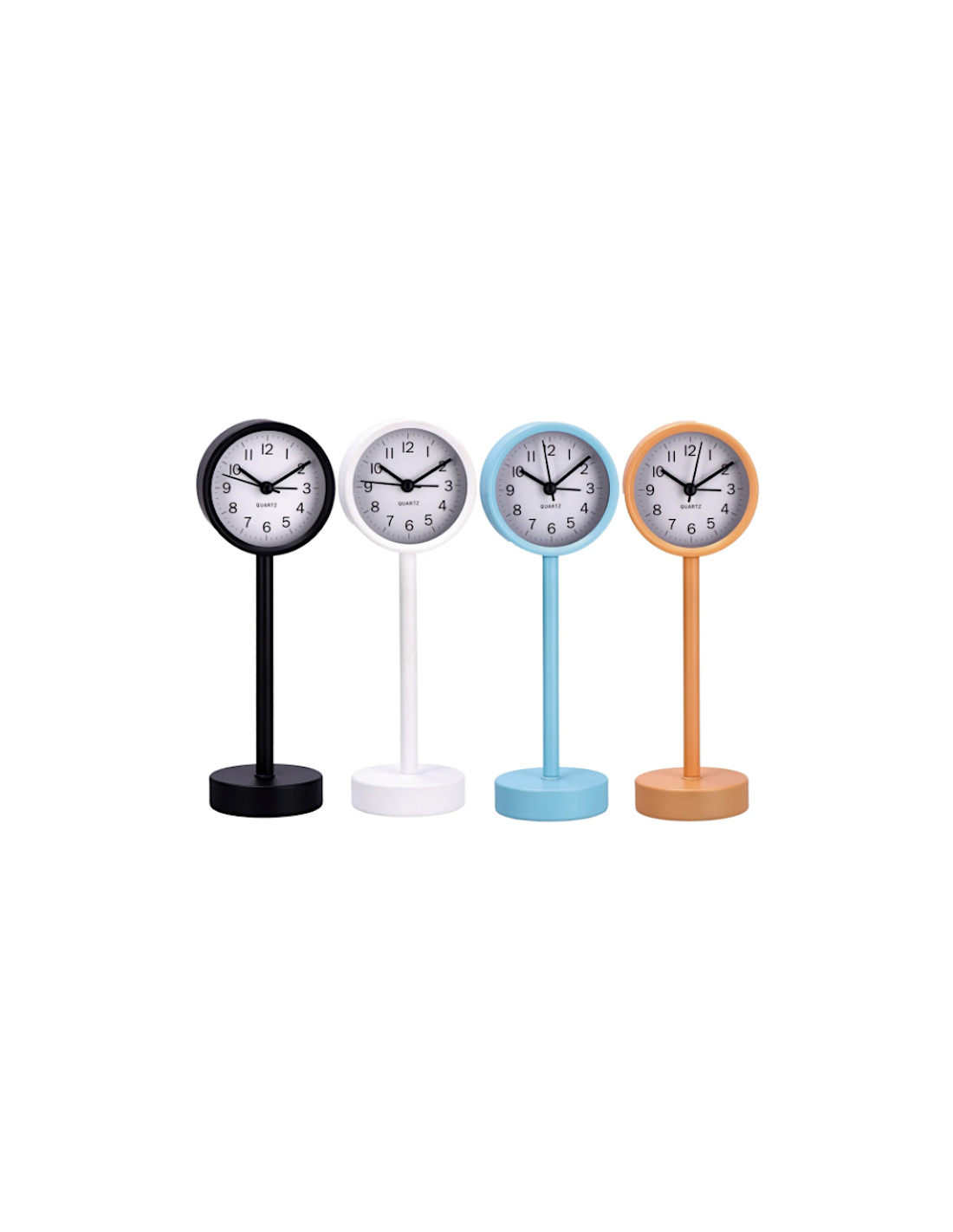 Orologio sveglia 107174 in ferro 7,5 x 22,5 cm assortito | shopincasa.it