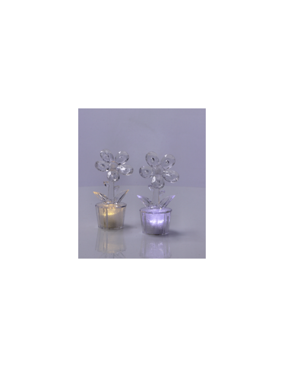 LAMPADA TAVOLO 112501 FIORE H11,5CM ASSORTITO