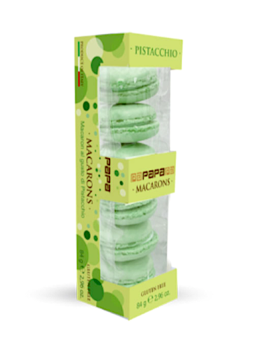 663X042 PAPA MACARON PISTACCHIO AST 6PZ