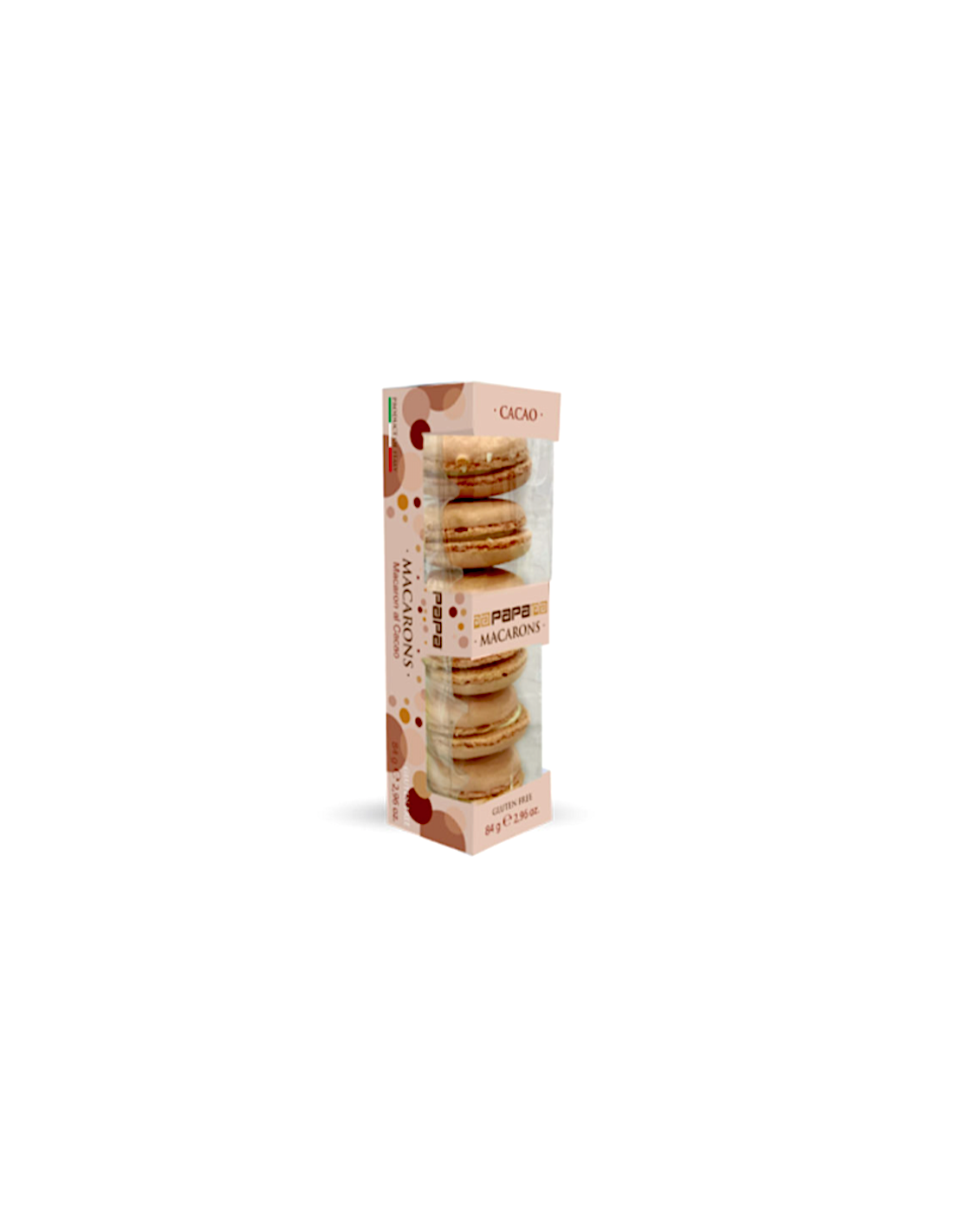 663X044 PAPA MACARON CACAO 6PZ