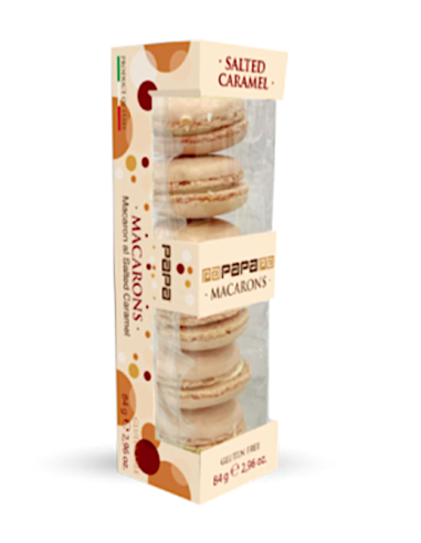 663X045 PAPA MACARON CARAMELLO SALATO 6PZ