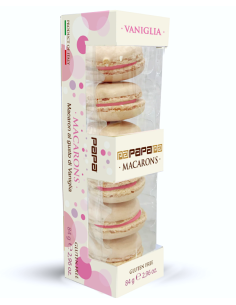 663X048 PAPA MACARON VANIGLIA ROSA 6PZ