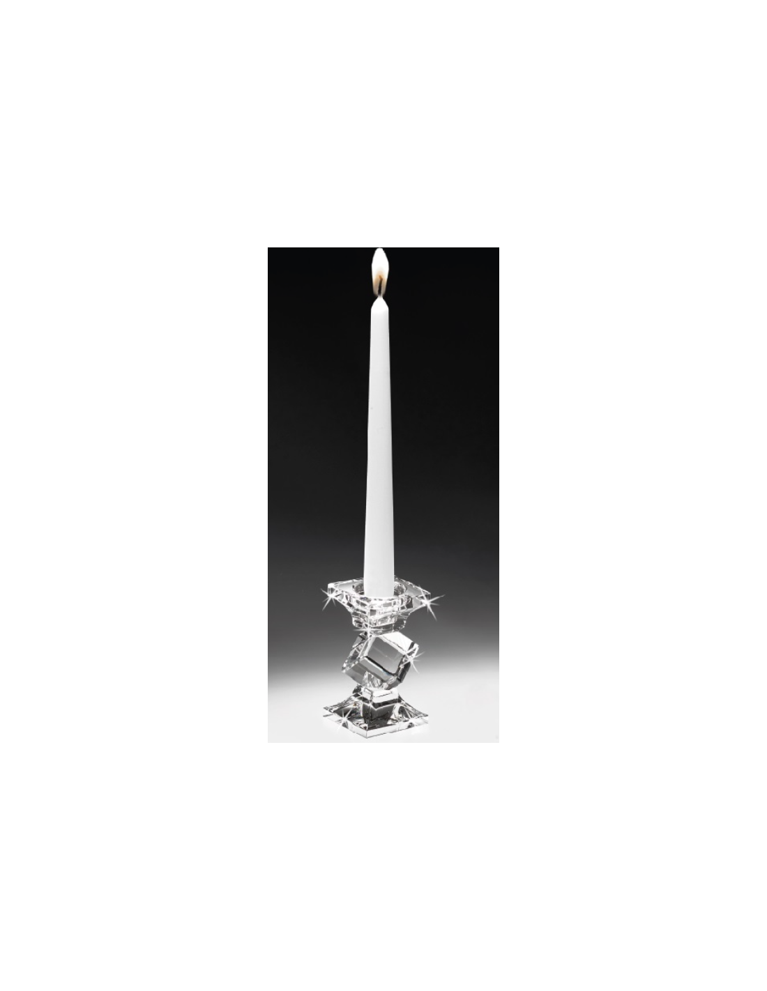 Candeliere in Cristallo Monocero con Cubo – Ranoldi | Shopincasa.it