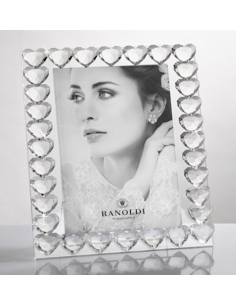 Portafoto Cuori in Cristallo 13x18 cm – Ranoldi | Shopincasa.it