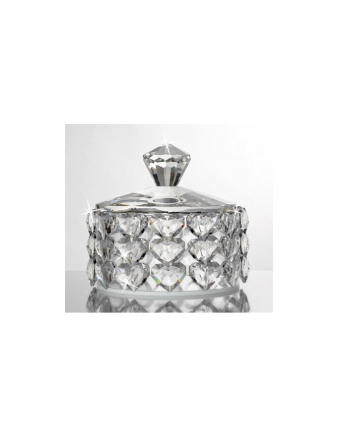 Scatola Portagioie Cuori in Cristallo 10 cm – Ranoldi | Shopincasa.it