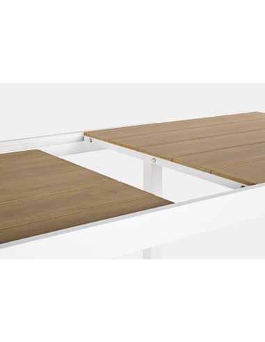 TAVOLI: vendita online Tavolo Allungabile Elias 200/300x95 Bianco, Alluminio e Polywood, Bizzotto in offerta