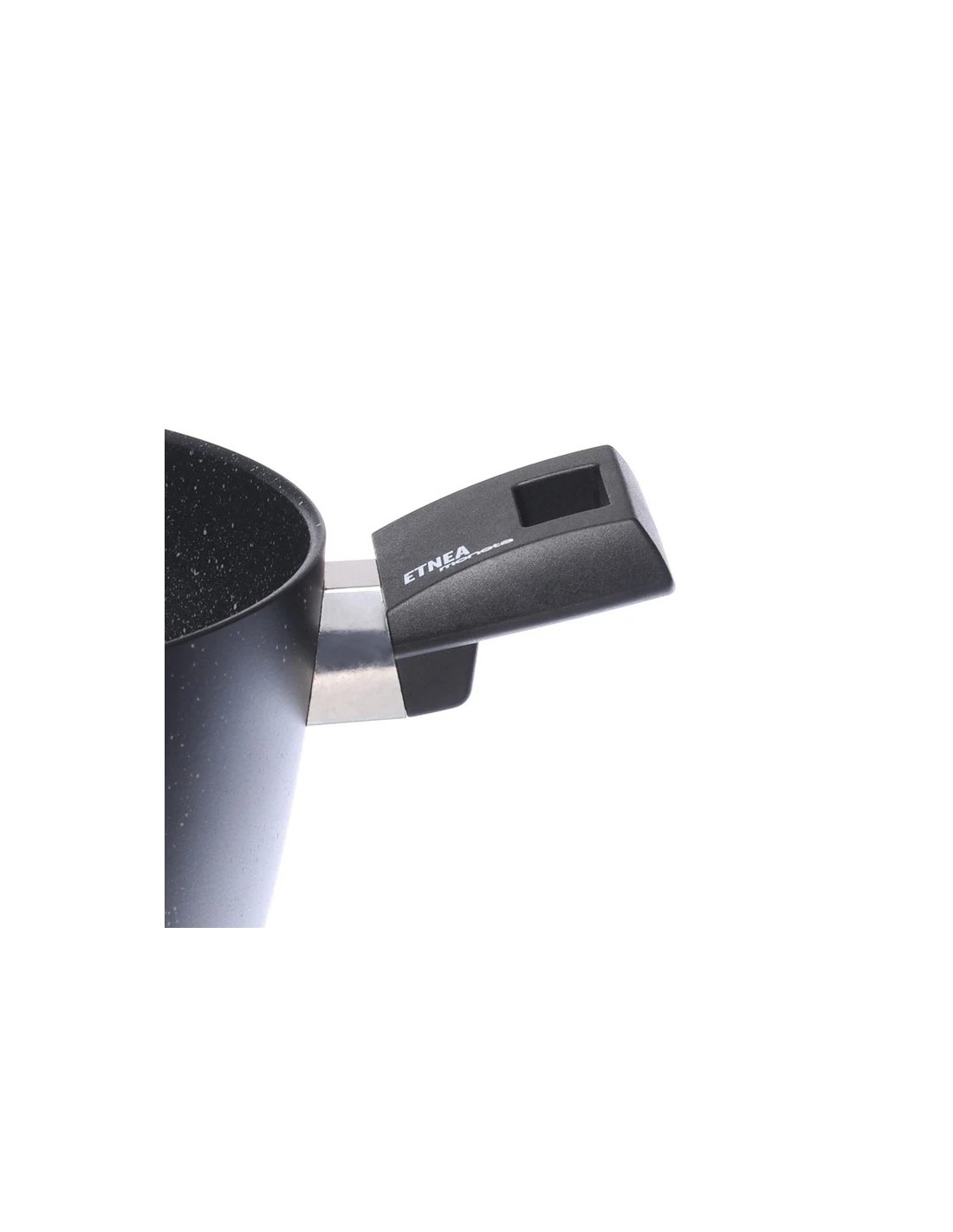 PENTOLE - COPERCHI ANTIADERENTE: vendita online Casseruola Moneta Etnea 20 cm, Alluminio Forgiato, Antiaderente Effetto Pietr...