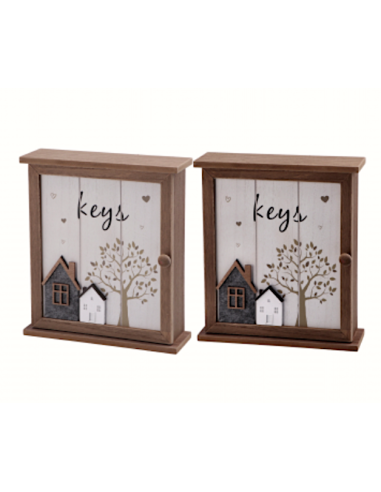 Armadietto Portachiavi MDF 22x8x25 cm | Modelli Assortiti - Shopincasa.it